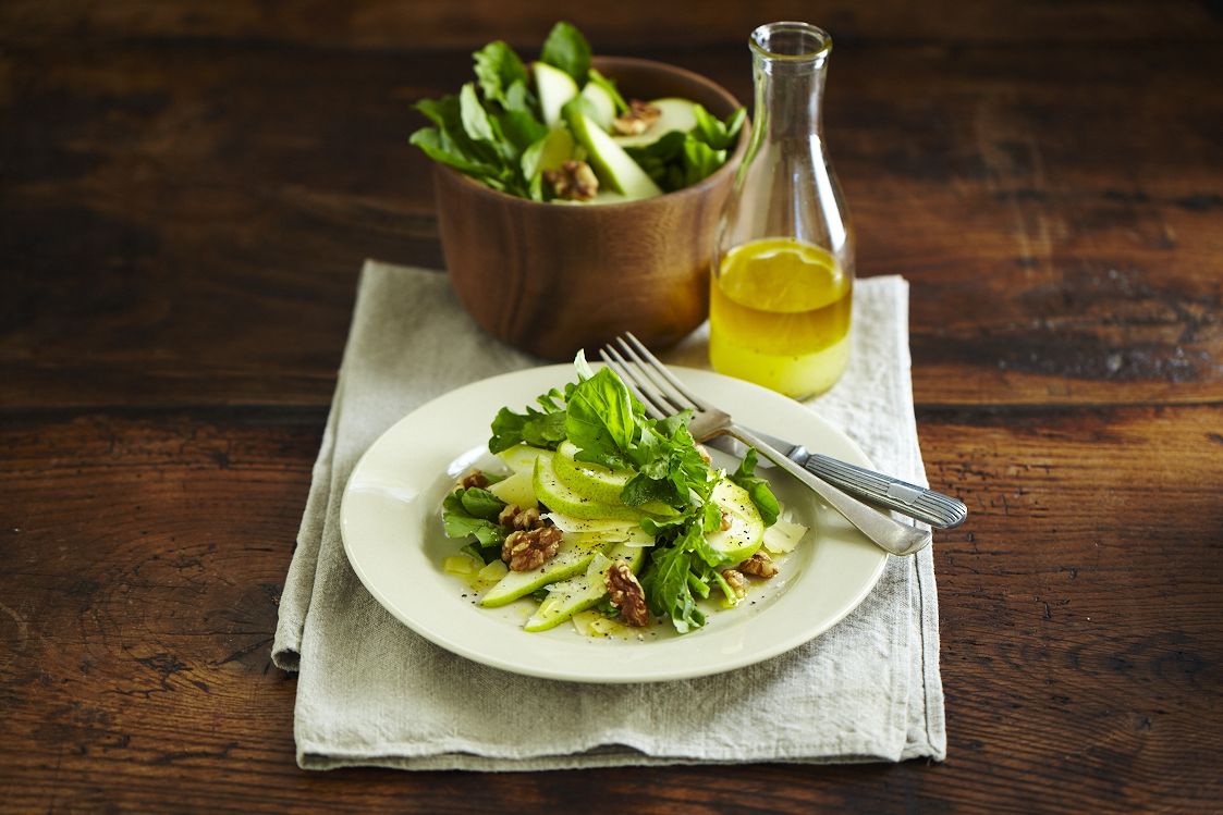 Rocket Salad, Parmesan, Pear