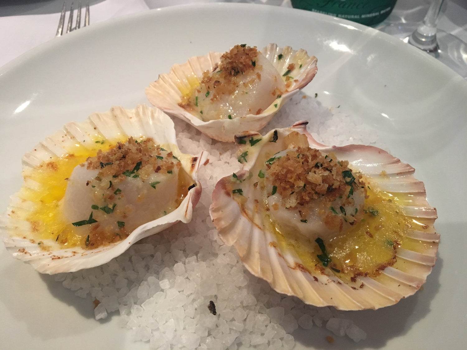 Baked Scallops, Garlic Butter & Breadcrumbs Bitton