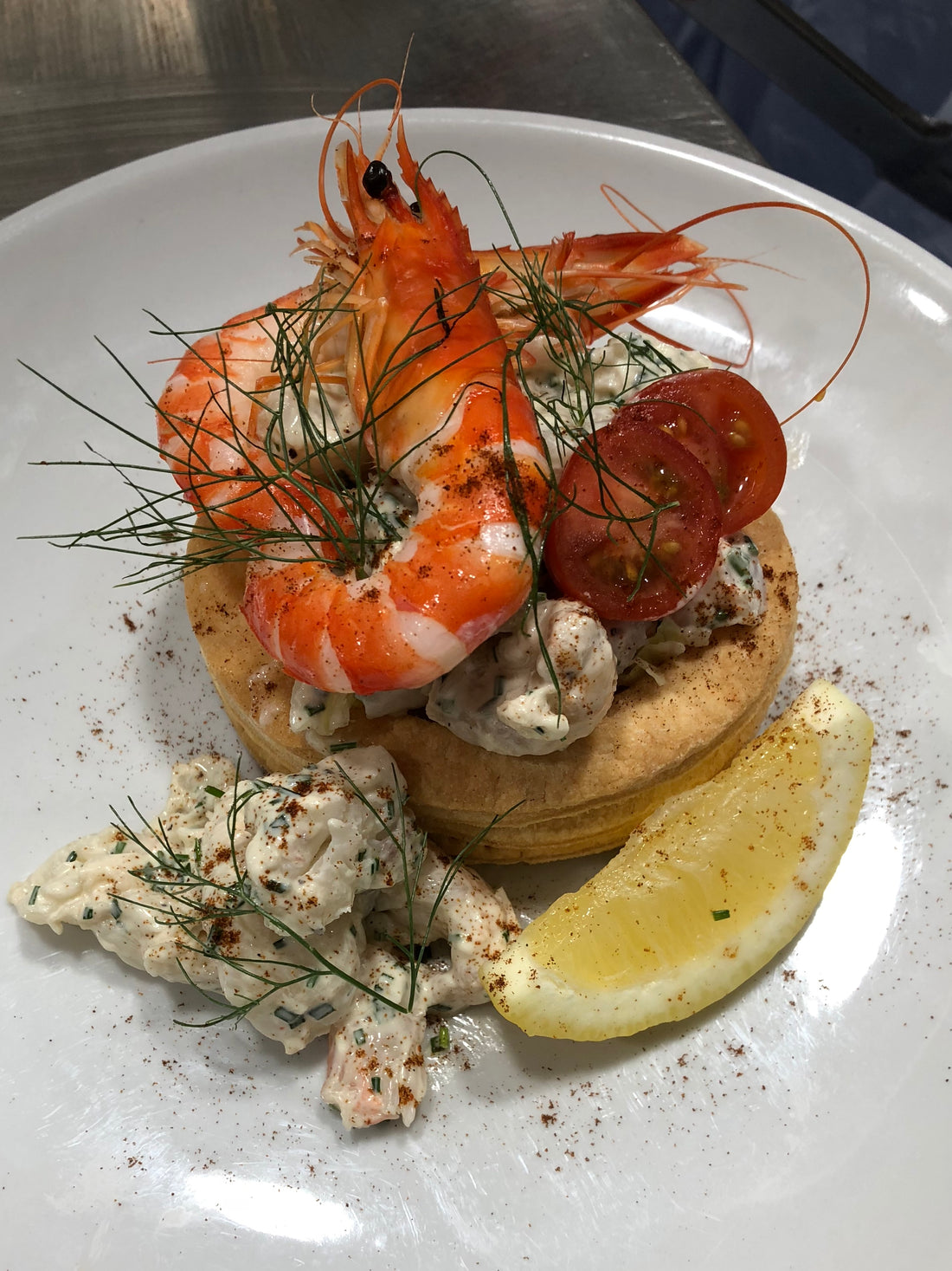 Lobster and Prawn Cocktail Vol au Vent