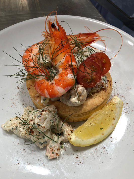 Lobster and Prawn Cocktail Vol au Vent